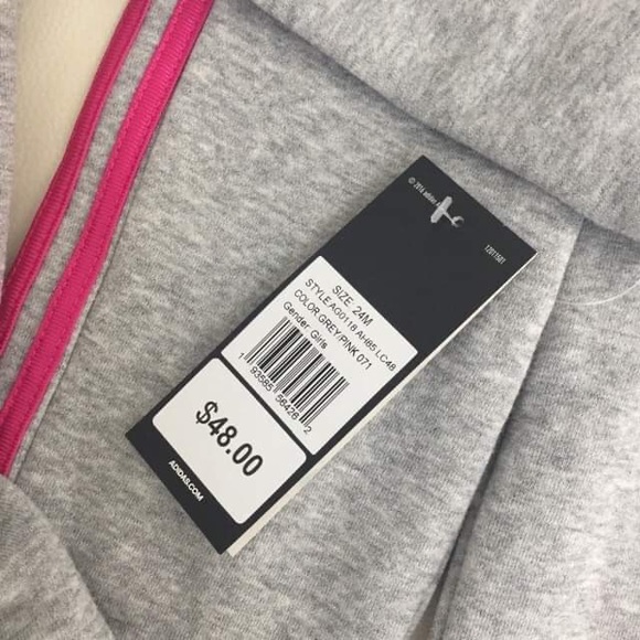 Adidas baby girl cute warm hoodie set - Picture 5 of 5